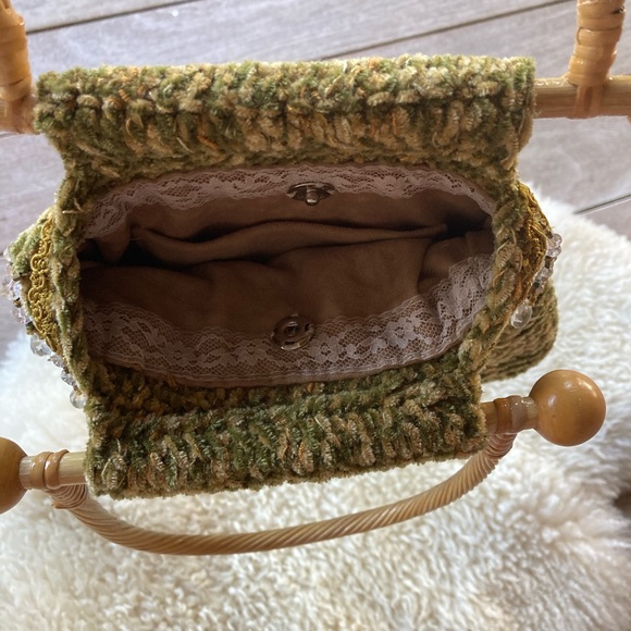 Boho style Hand made crochet clutch purse - Picture 4 of 4